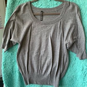 Grey Cable Knit Sweater